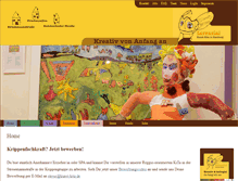 Tablet Screenshot of kunst-kita.de